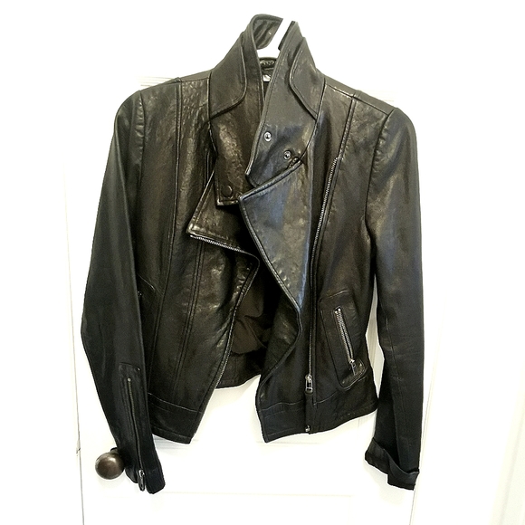 Mackage lambskin leather jacket - Picture 4 of 7